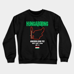 HUNGARORING, HUNGARIAN GRAND PRIX, formula 1 Crewneck Sweatshirt